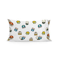 KISSENBEZUG son avion 50x75 cm mehrfarbig - Multicolor, Textil (50/75cm) - Happy Friday