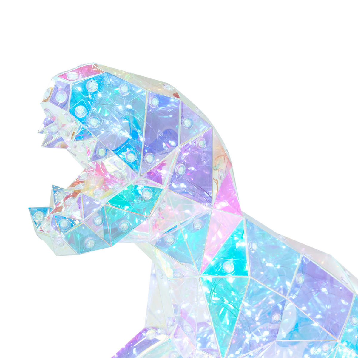 LED-DEKORATION Dinosaurier Bunt Tarjanex - Multicolor, Kunststoff (55/15/38cm) - Beliani