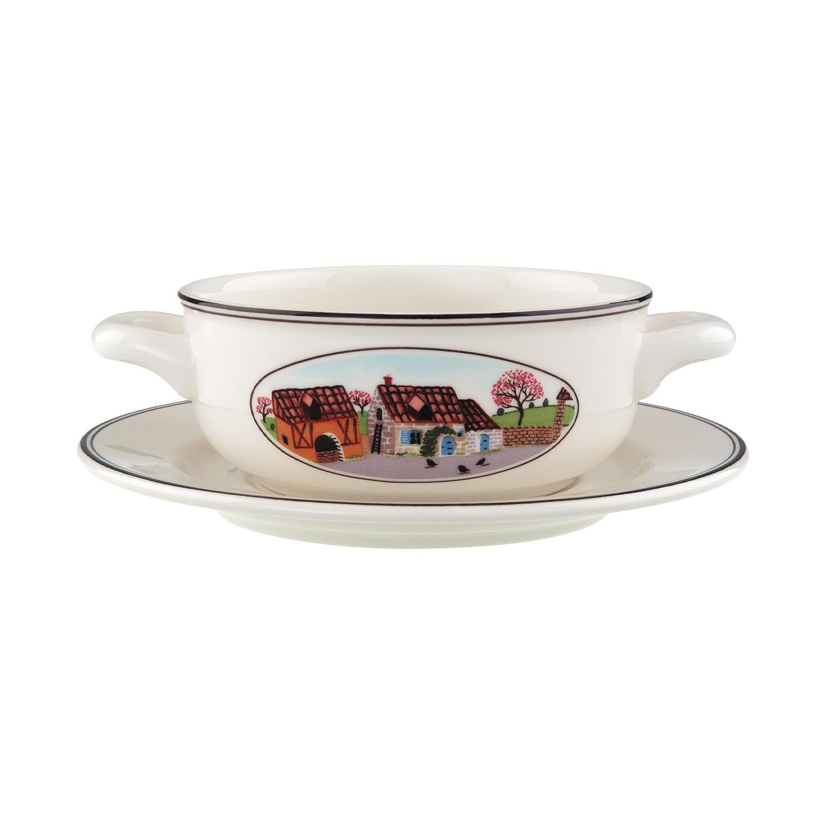 SUPPENTASSE MIT UNTERTASSE Design Naif bunt 450 ml - Multicolor, Keramik (18.7cm) - Villeroy & Boch