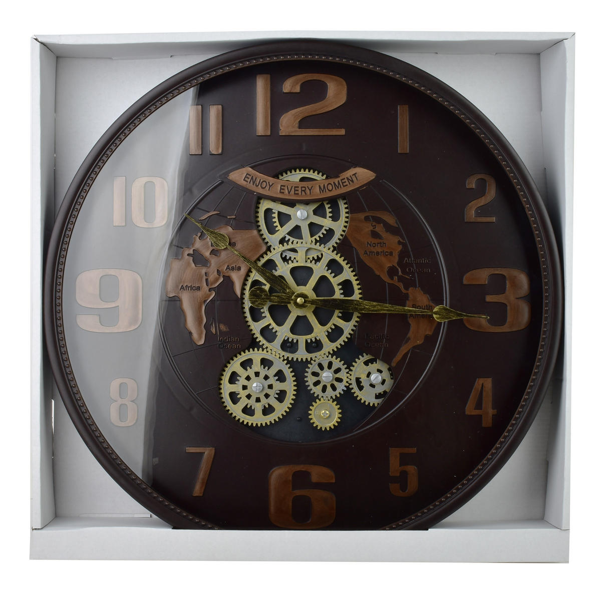 WANDUHR Ramsey Schwarz 50x50x6,5 cm Kunststoff - Schwarz, Kunststoff (6.5/50/50cm) - Mondex