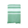 HAMAMTUCH mit Frottee gefüttert Grün 90x170 340g/m² - Karibik Farn - Grün, Textil (170/90cm) - LE COMPTOIR DE LA PLAGE