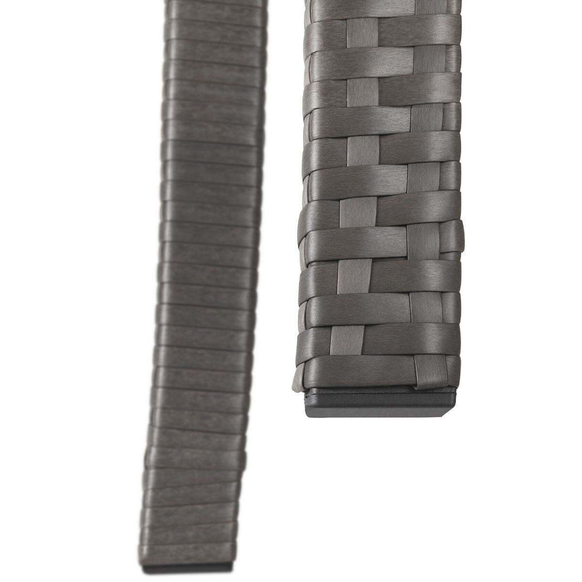 RATTAN-GARTENBANK Murat, 125 x 62,5 x 90 cm, inklusive Schutzhülle, grau - Grau, Kunststoff (125/90/62.5cm) - tectake