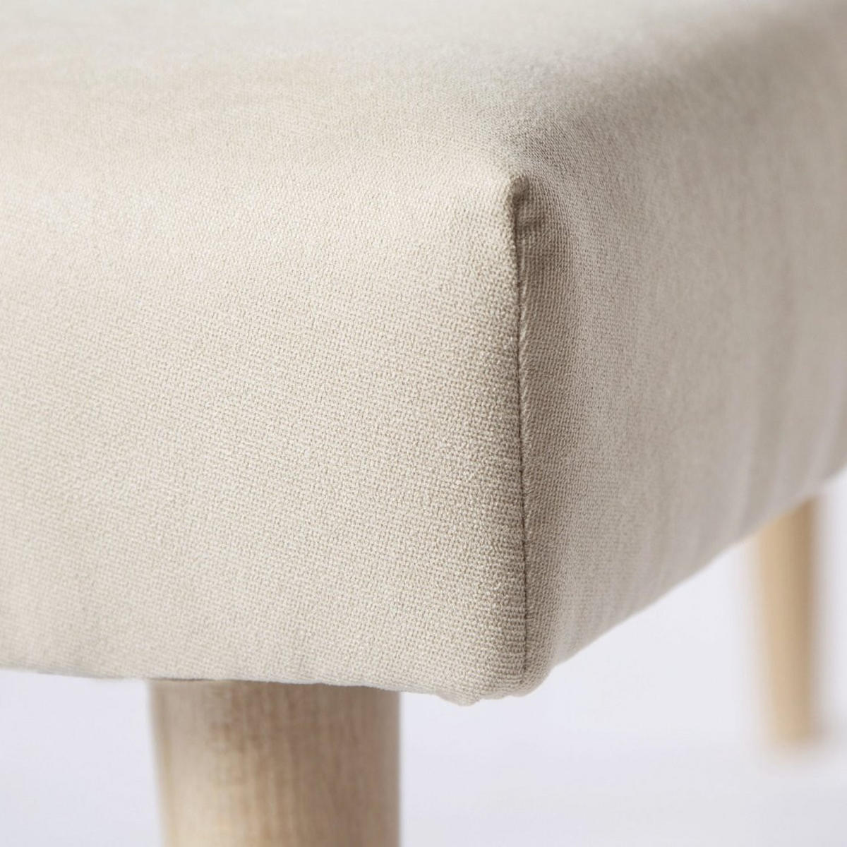 BANK Fiore Beige 100 cm x 40 cm - Beige, Textil (100/40/36cm) - Klast Home