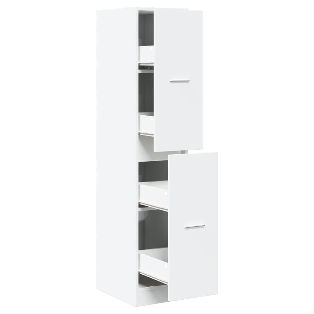 APOTHEKERSCHRANK Weiss 30/41/144,5 Cm Holzwerkstoff - Weiß, Holzwerkstoff (41/144.5/30cm) - vidaXL