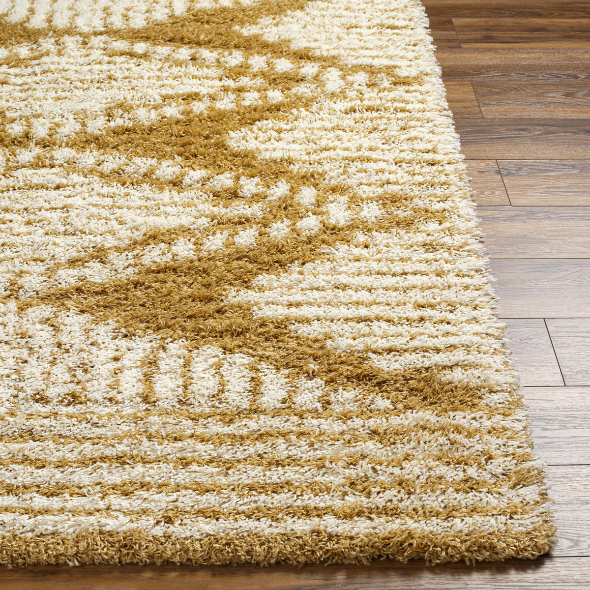 HOCHFLORTEPPICH 160/220 cm Orange - Gelb, Naturmaterialien/Textil (160/220cm) - LIVABLISS