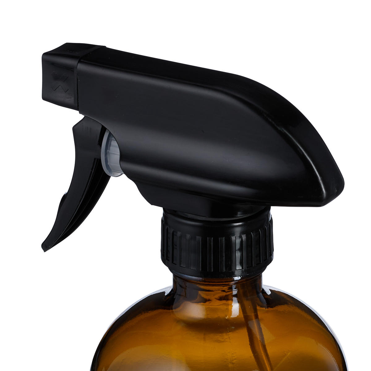 4XSPRÜHFLASCHE - Braun, Glas/Kunststoff (9.5/21/7.5cm) - Relaxdays