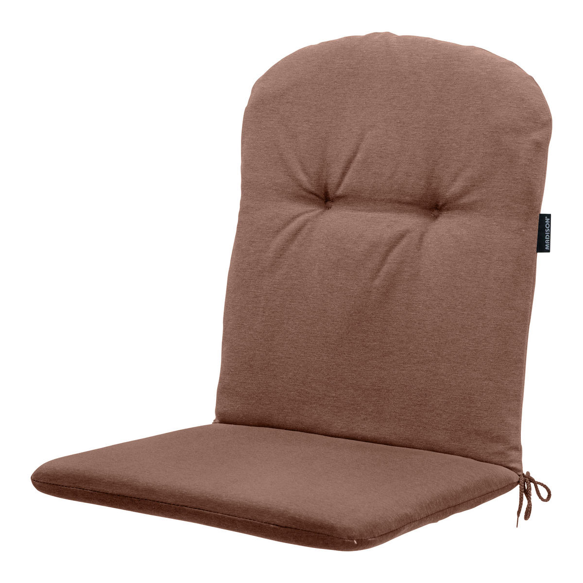 GARTENSTUHLKISSEN Panama - Braun - 96/45/3,5 cm - 4er-Set - Braun, Textil (45/3/96cm) - Madison