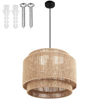 HÄNGELEUCHTE Lignea Lux,46 x 32 cm,natur - Naturfarben, Metall (46/46/32cm) - tectake