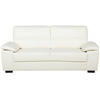 3-SITZER-SOFA Kunstleder Beige Vogar - Beige, Kunststoff/Textil (195/90/74cm) - Beliani
