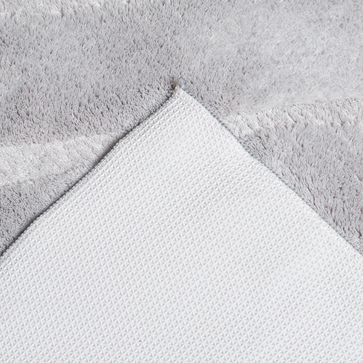 BADTEPPICH Waschbar Bath Waves 400 Grau 40x60 cm - Grau, Textil (40/60cm) - carpet city