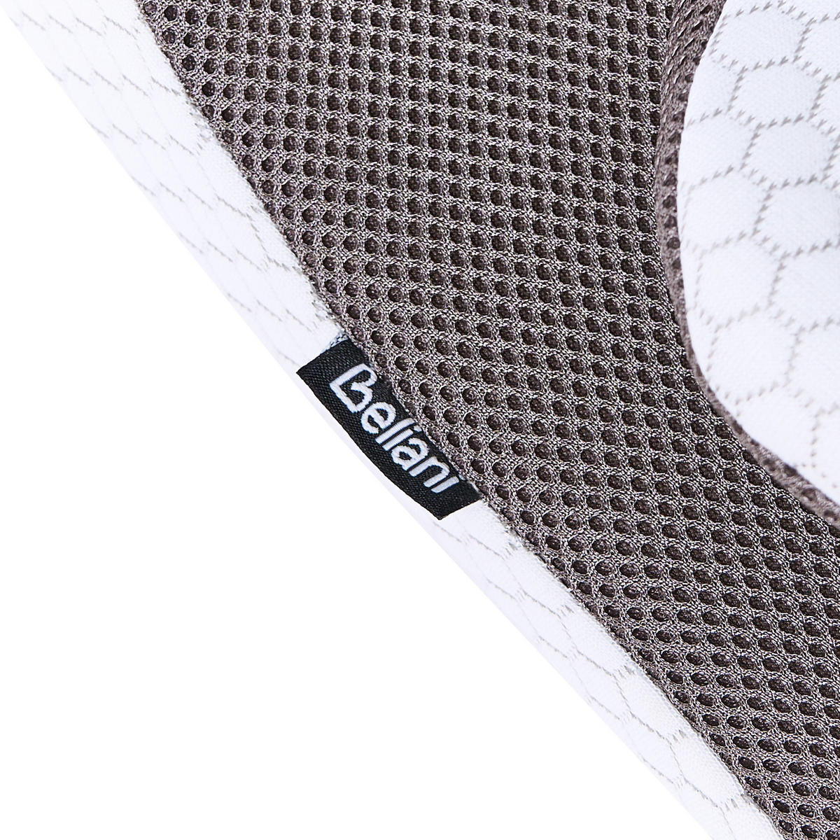 KOPFKISSEN Weiß 64/34 cm Sinai - Schwarz/Weiß, Textil (64/34cm) - Beliani