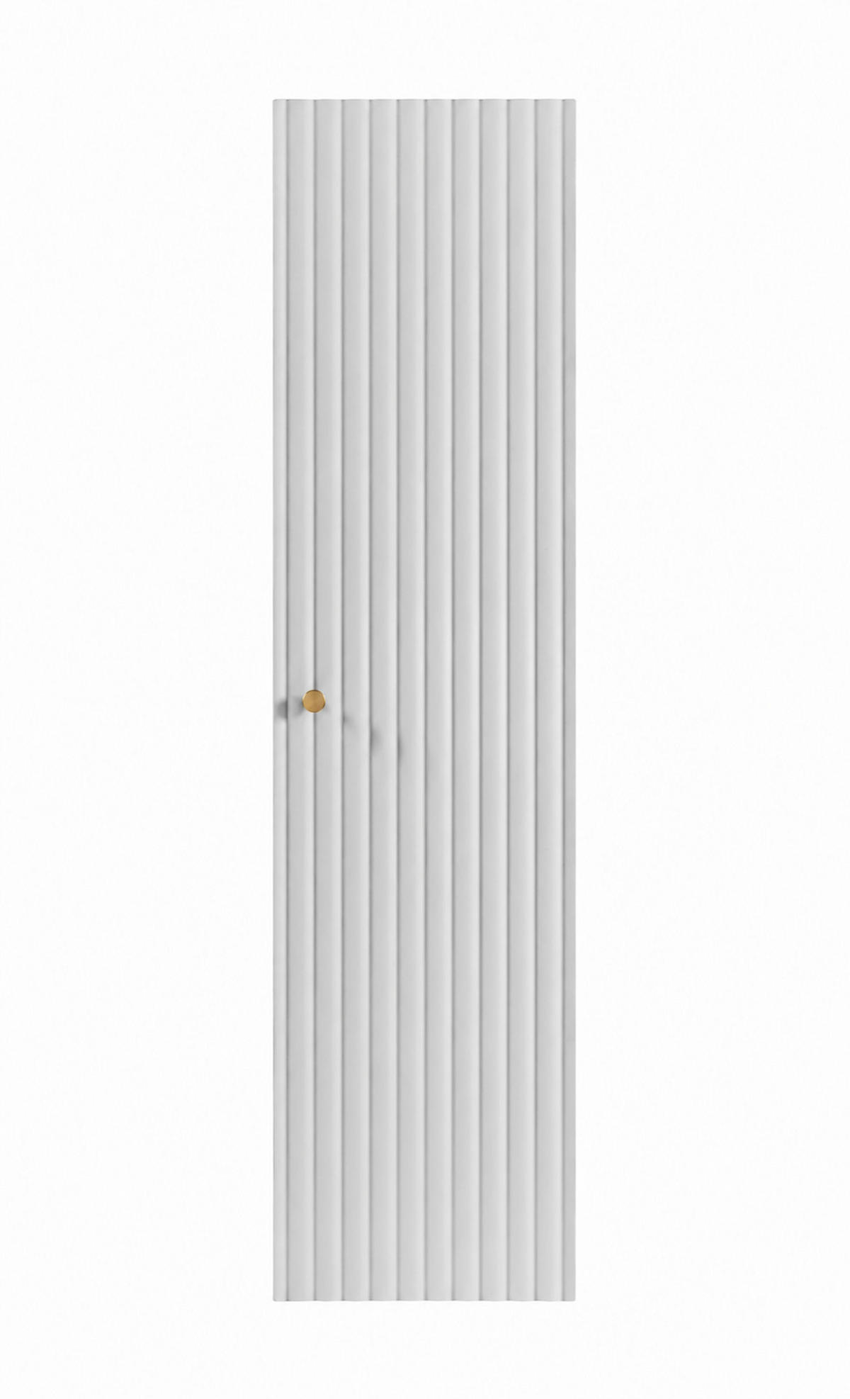 BADEZIMMER-HOCHSCHRANK: Weiß / Griffe Gold, 35 x 27 x 136 cm - Goldfarben/Weiß, Holzwerkstoff (35/136/27cm) - 3XE LIVING