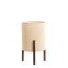 TISCHLAMPE Litto Braun Ø28/44 cm - Dunkelbraun, Holz (28/28/44cm) - Light & Living