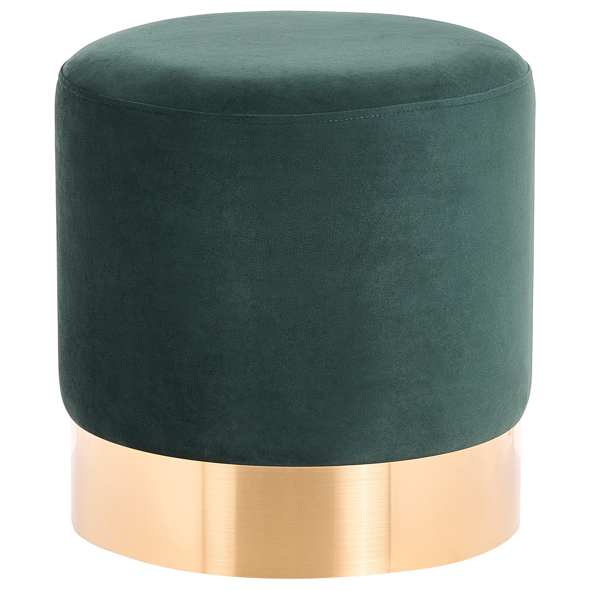 POUF Sophia 39/39/40 cm - Grün, Textil (39/40/39cm) - Beliani