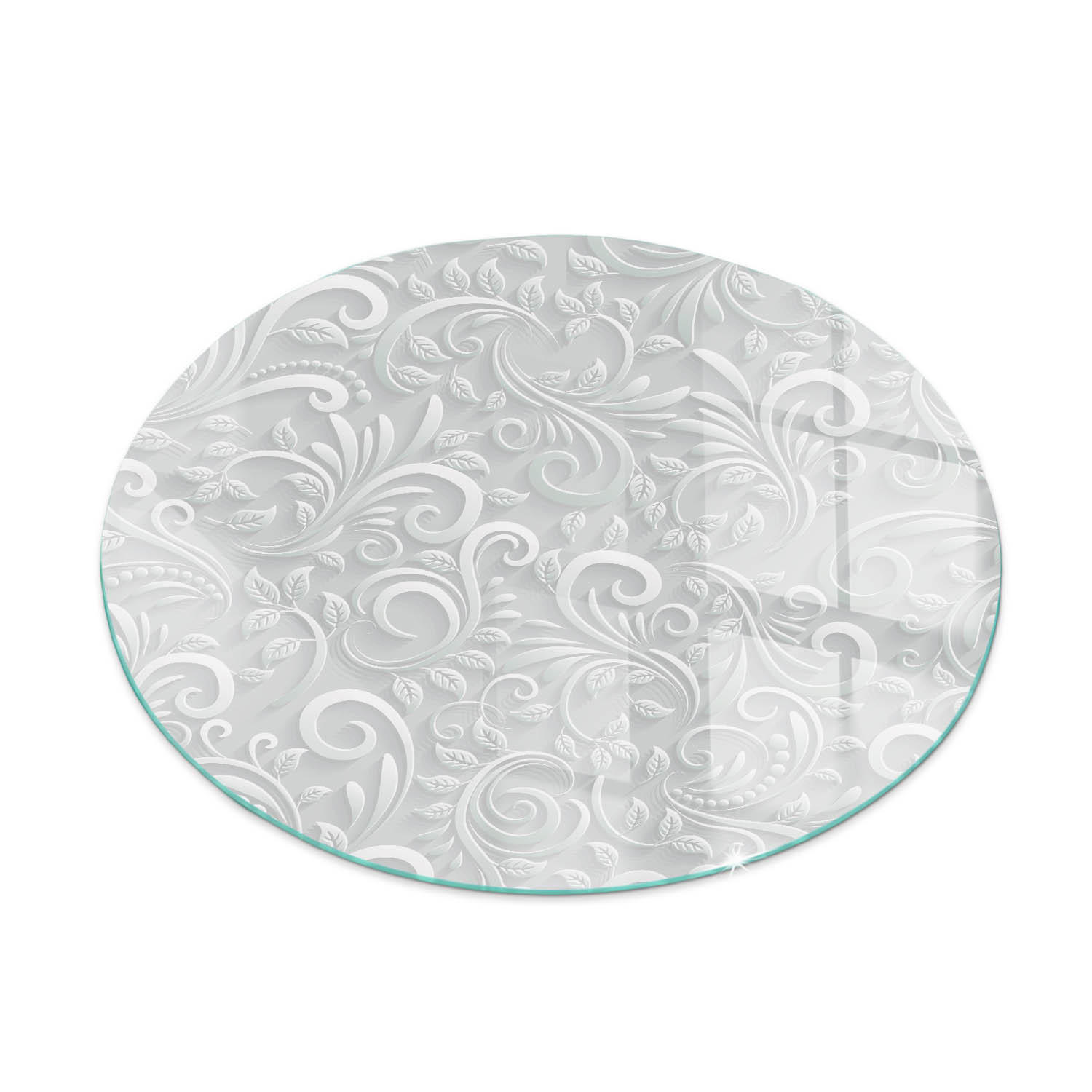 ArtPrintCave Glasplatte Grau 100x100x0.4 cm