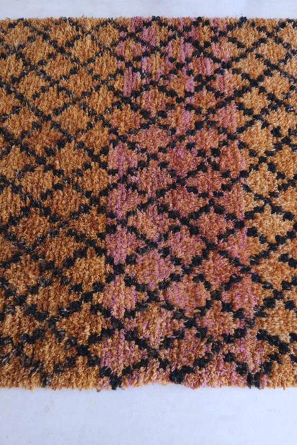 BERBERTEPPICH aus reiner Wolle 165x 294 cm - Orange, Naturmaterialien (165/294cm) - AFK Living