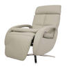 RELAXSESSEL Grau - Grau, Leder (70/109/147cm) - MCW