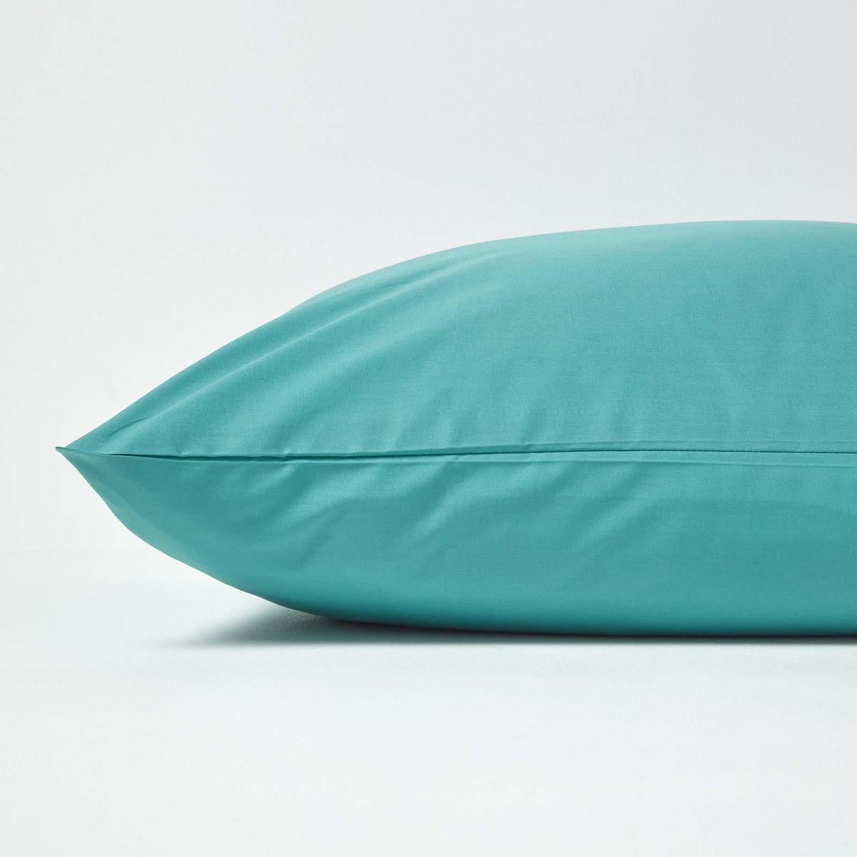 KISSENBEZUG Perkal, Ägyptische Baumwolle, Fadendichte 200 - Grün, Textil (80/80cm) - Homescapes