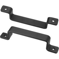 MÖBELGRIFF Schwarz 2er-Set 160x36x26 mm Gusseisen - Schwarz, Metall (2.6/3.6/16cm)