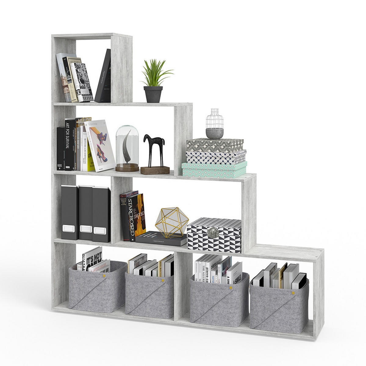 Grau, Holzwerkstoff (163/155/29cm) - Vicco