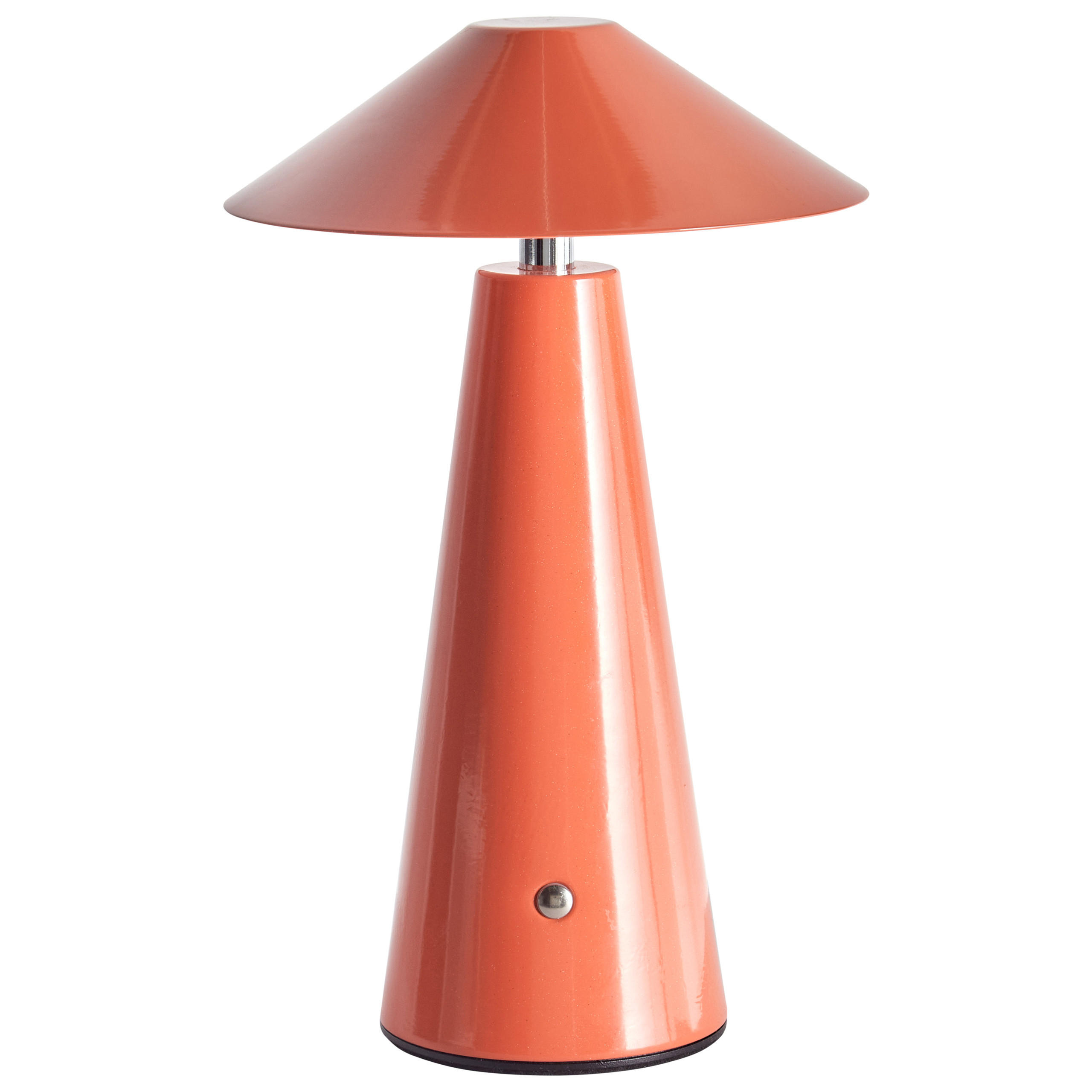 LED-TISCHLEUCHTE Rot/Schwarz/Weiß/Silber Apayao - Rot/Silberfarben, Metall (18/18/29cm) - Beliani