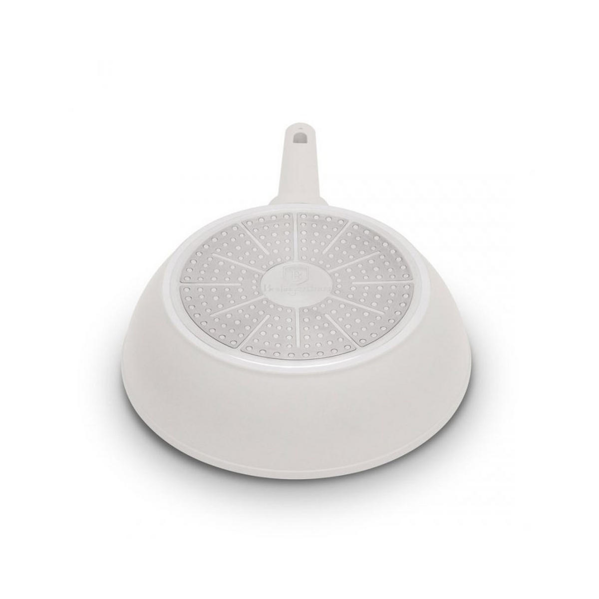 PFANNE Weiß 24/24/6.5 cm BH8062 - Weiß, Metall (24cm) - Berlinger Haus