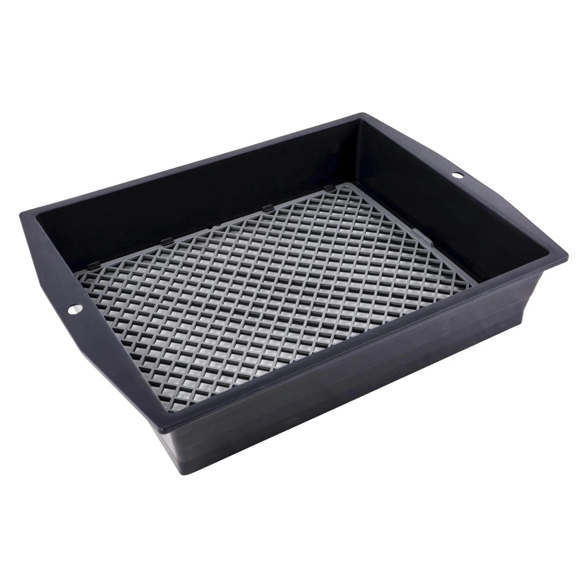 XL Gartensieb 2 in 1 anpassbar - Schwarz, Kunststoff (29/11/40cm) - Westfalia