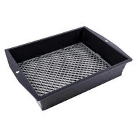 XL Gartensieb 2 in 1 anpassbar - Schwarz, Kunststoff (29/11/40cm) - Westfalia