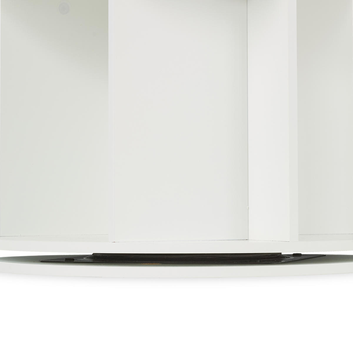 BÜCHERREGAL - Weiß, Holzwerkstoff/Metall (50/104/50cm) - Relaxdays