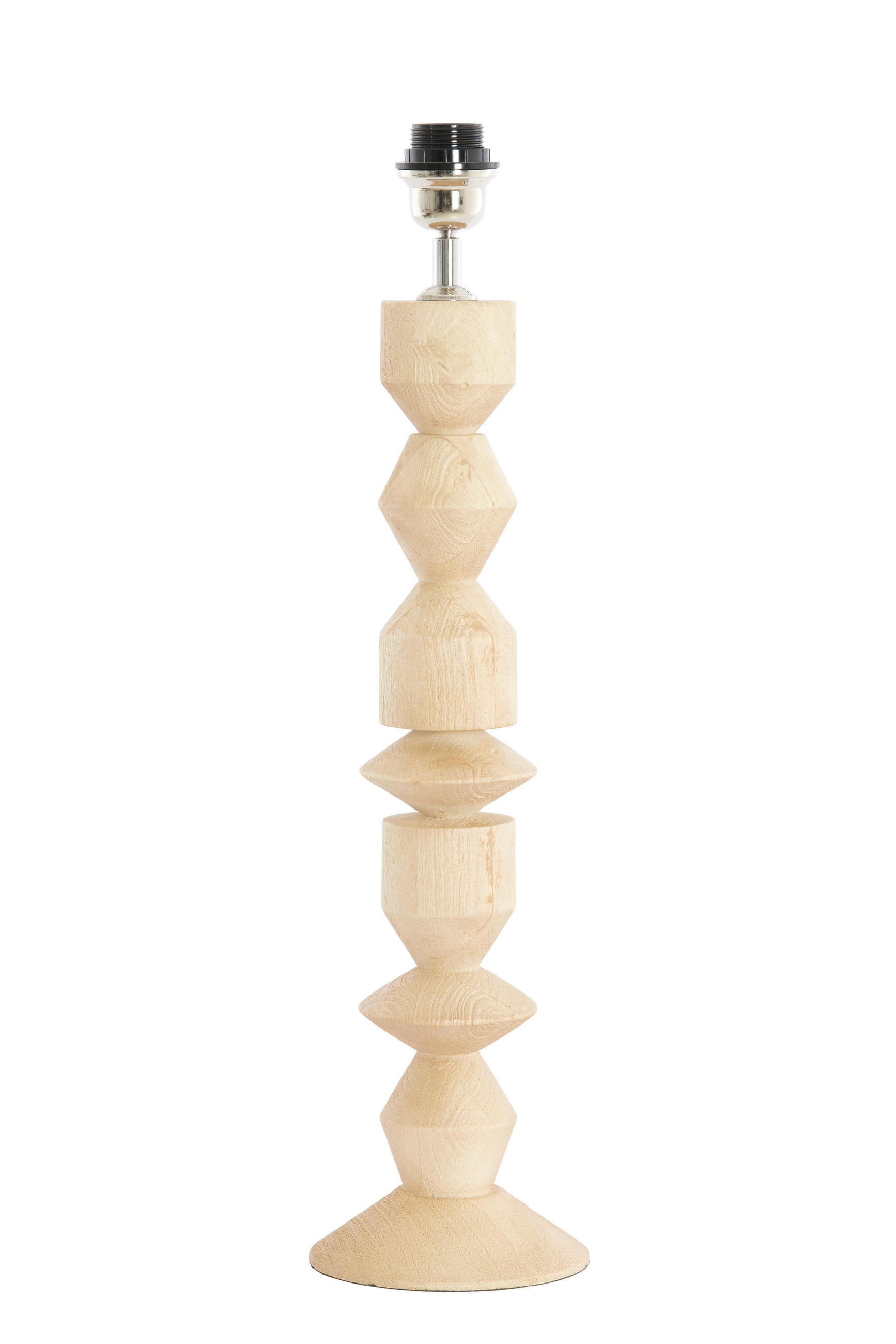 LAMPENSOCKEL Edie Braun 15/15/53 cm - Braun, Holz (15/15/53cm) - Light & Living