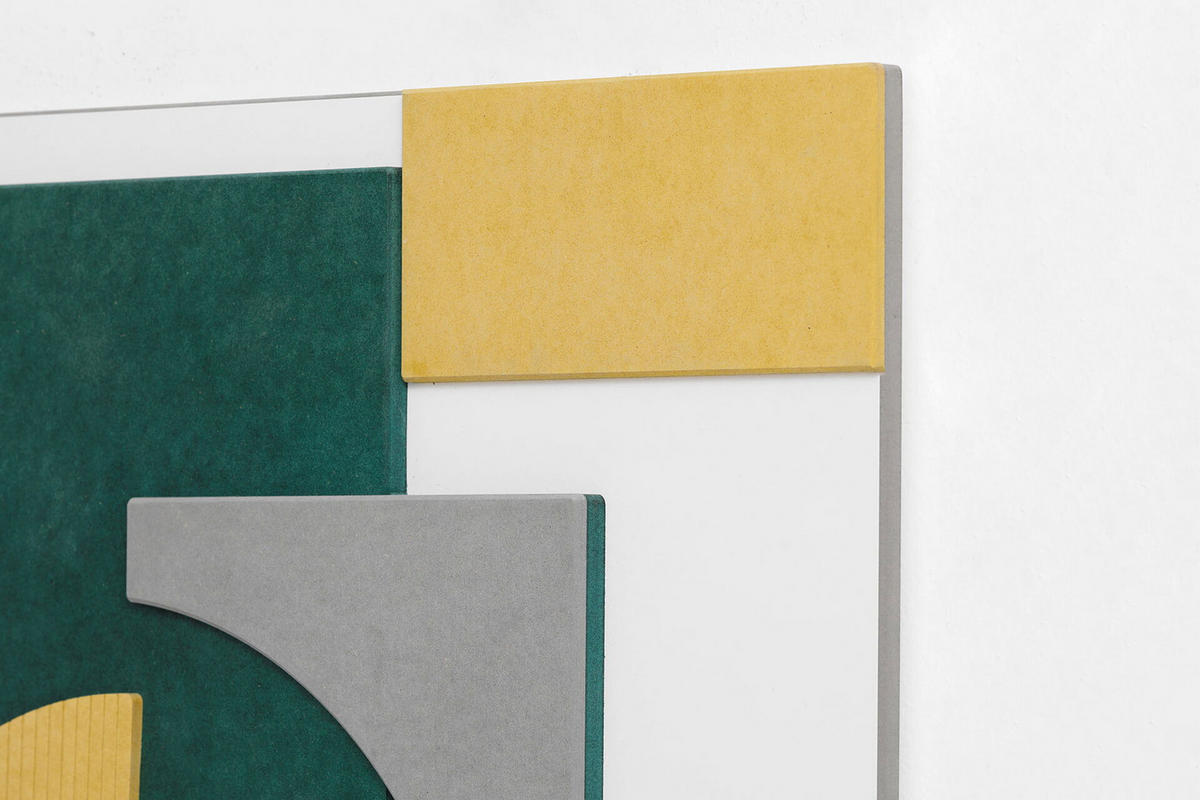 HOLZBILD Petrol 50/74,5 cm - Petrol/Weiß, Holz (4.65/74.5cm) - KUNSTLOFT