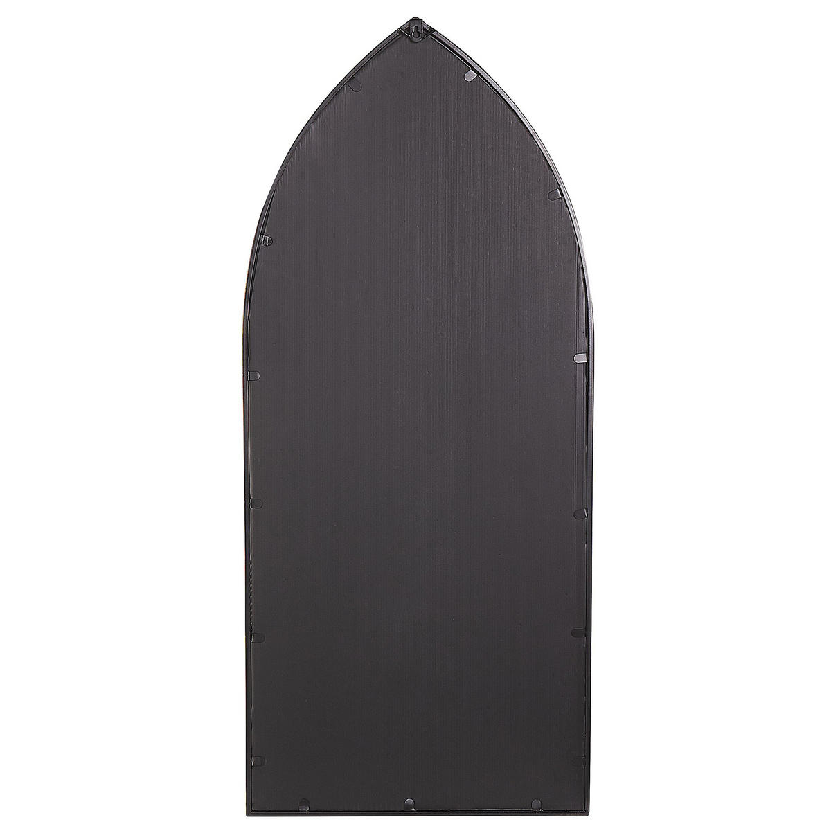 WANDSPIEGEL schwarz Fensteroptik 50/115 cm Cassel - Schwarz, Metall (50/115/2cm) - Beliani