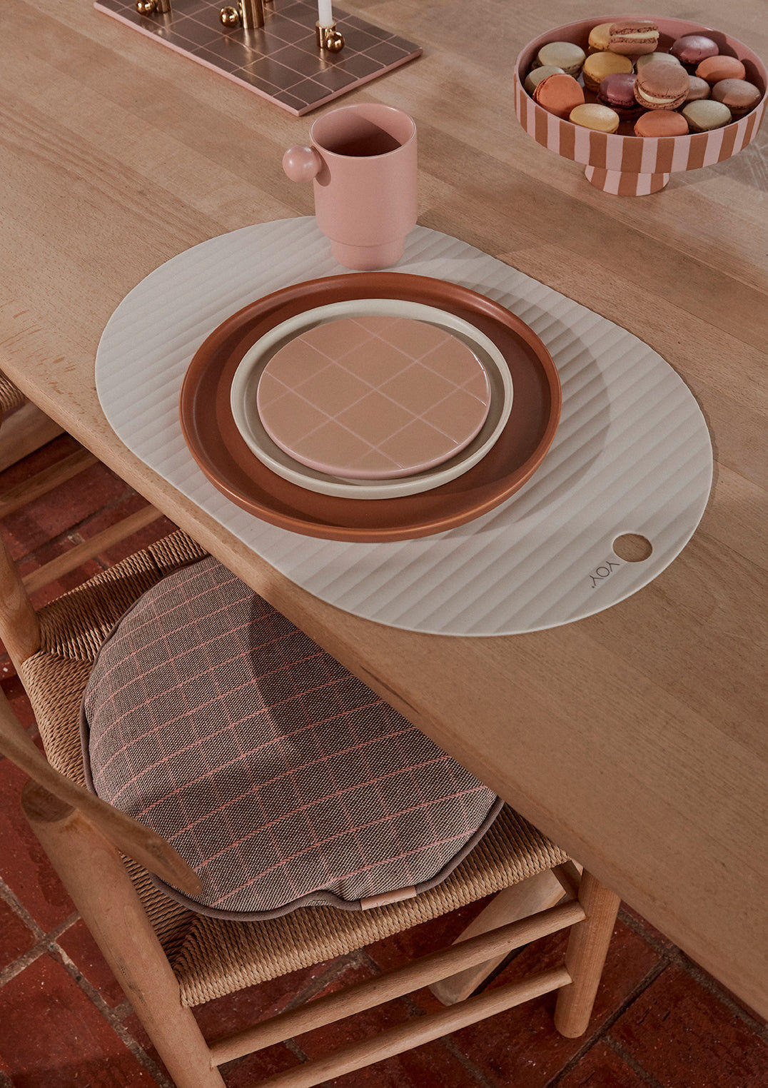 BECHER Inka in Rosa 10 cm - Rosa, Keramik (0.3L) - OYOY Living Design
