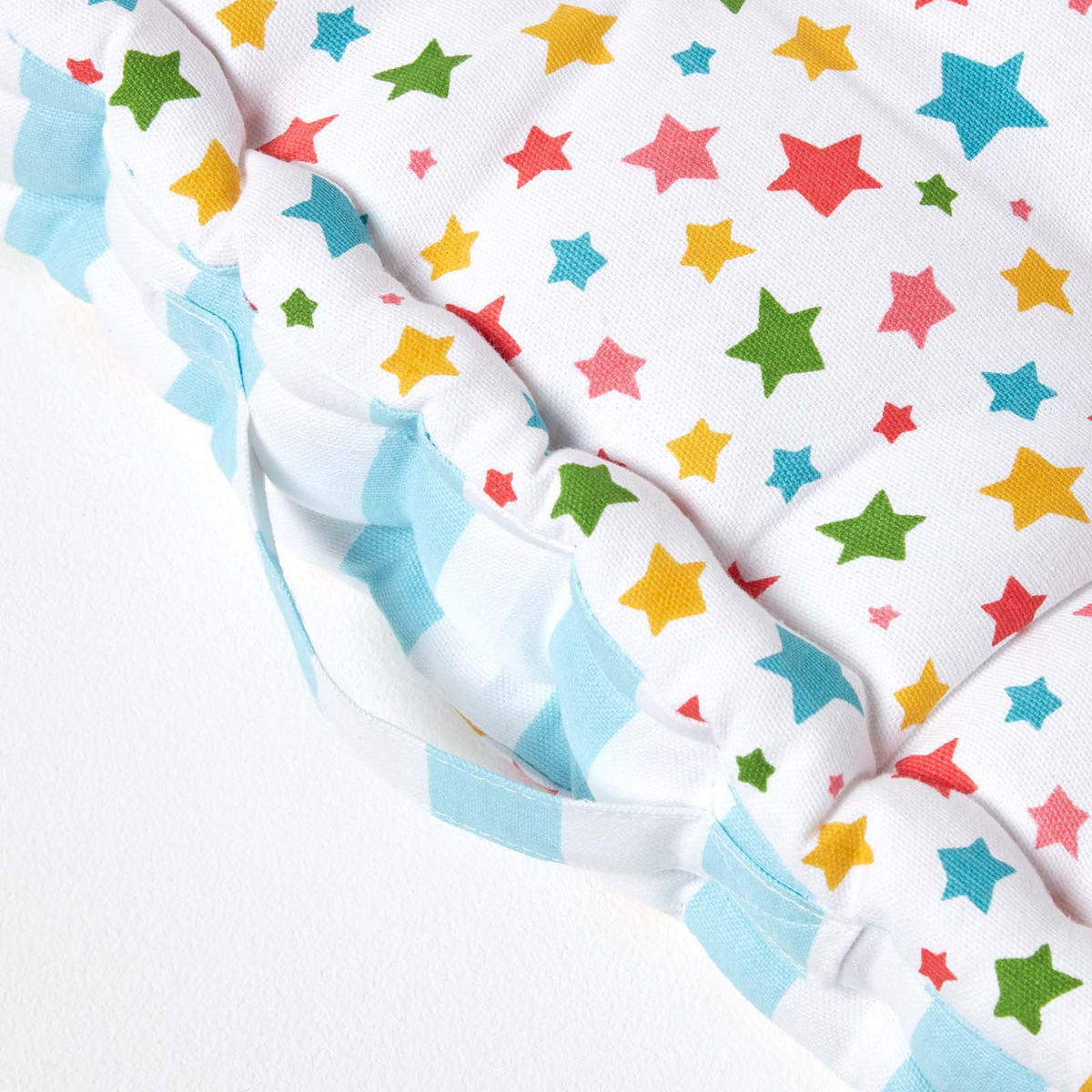 SITZKISSEN Sterne bunt 40/40/8 cm - Multicolor, Textil (40/40/8cm) - Homescapes