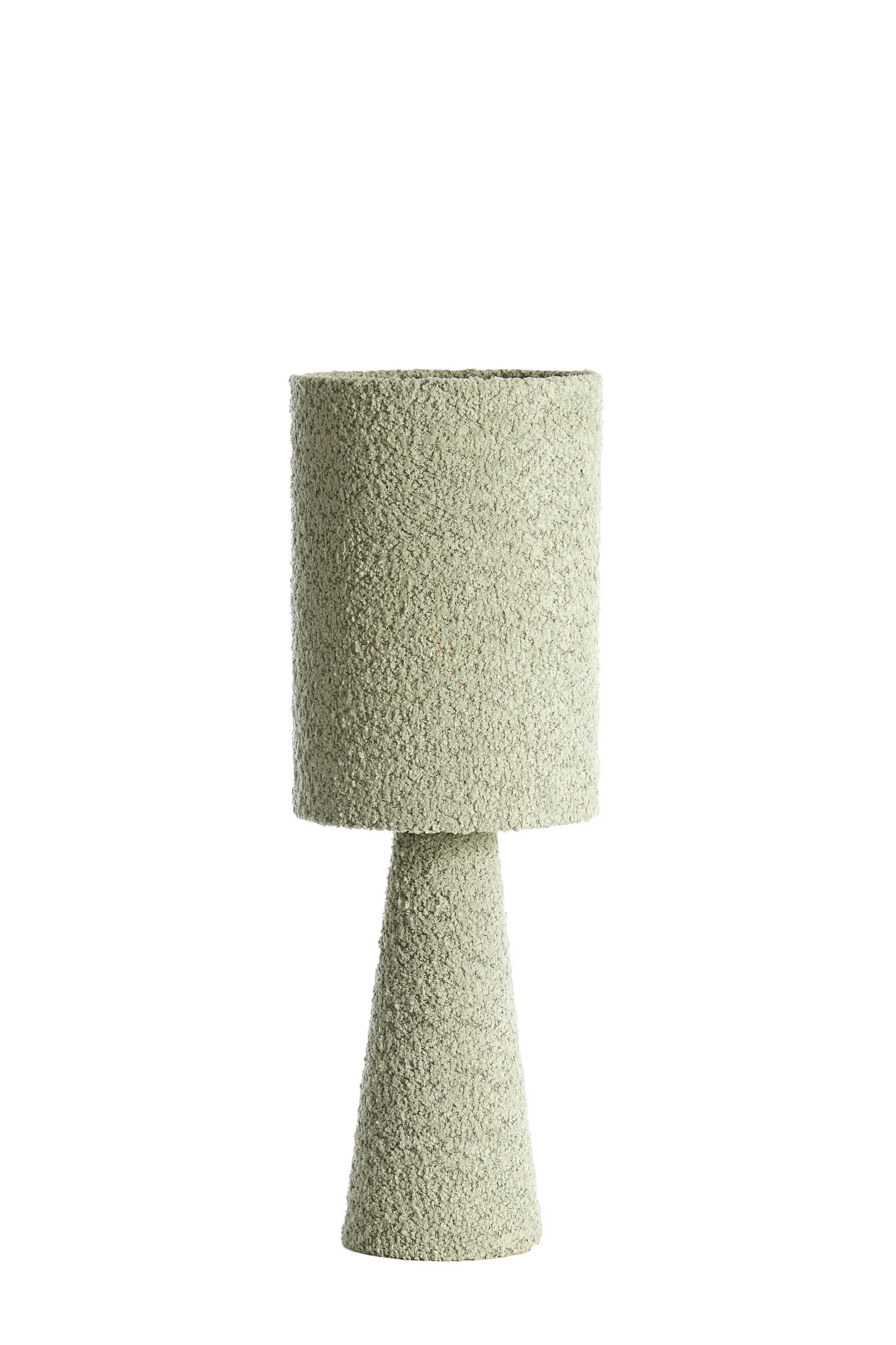 TISCHLAMPE Micky Grün Ø20/58 cm - Grün, Textil (20/20/58cm) - Light & Living