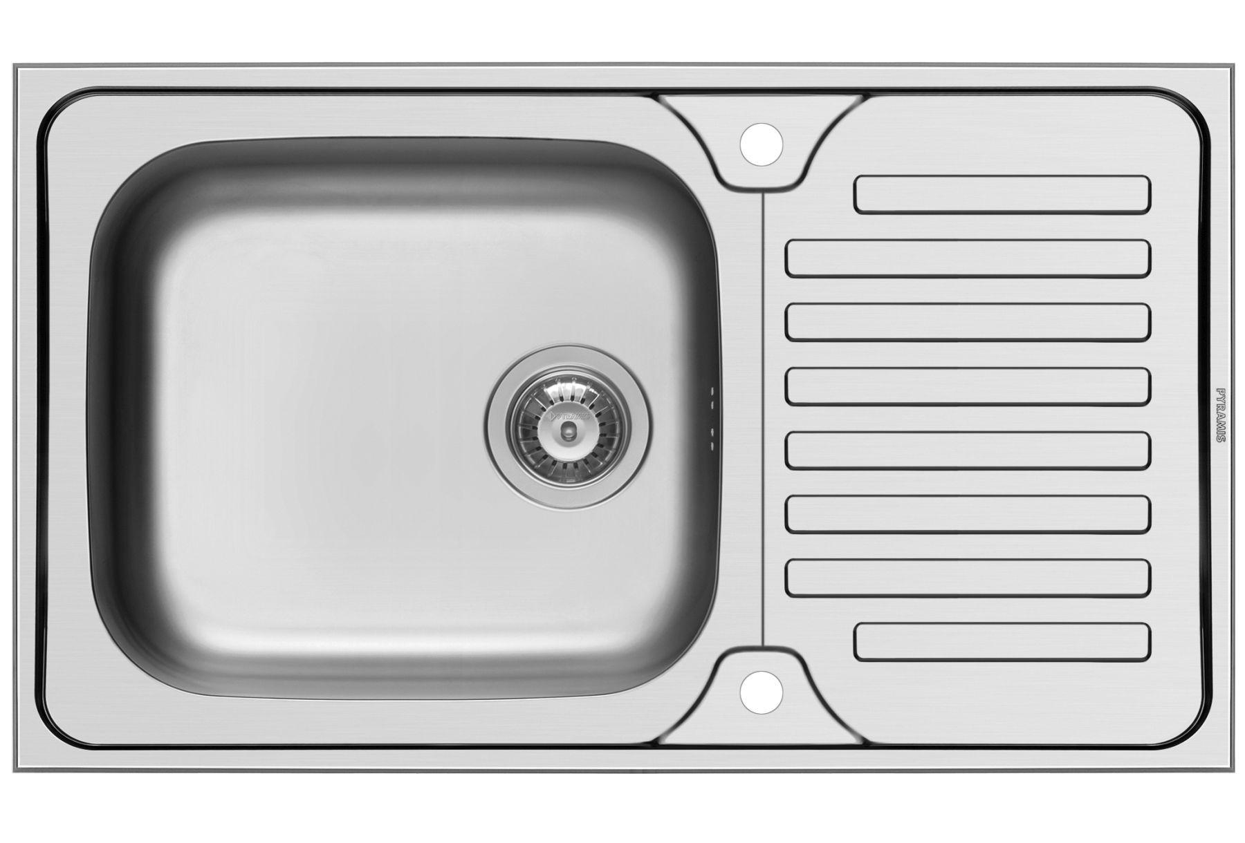 XXXLutz Küchenspüle Edelstahl 50x21x86 cm