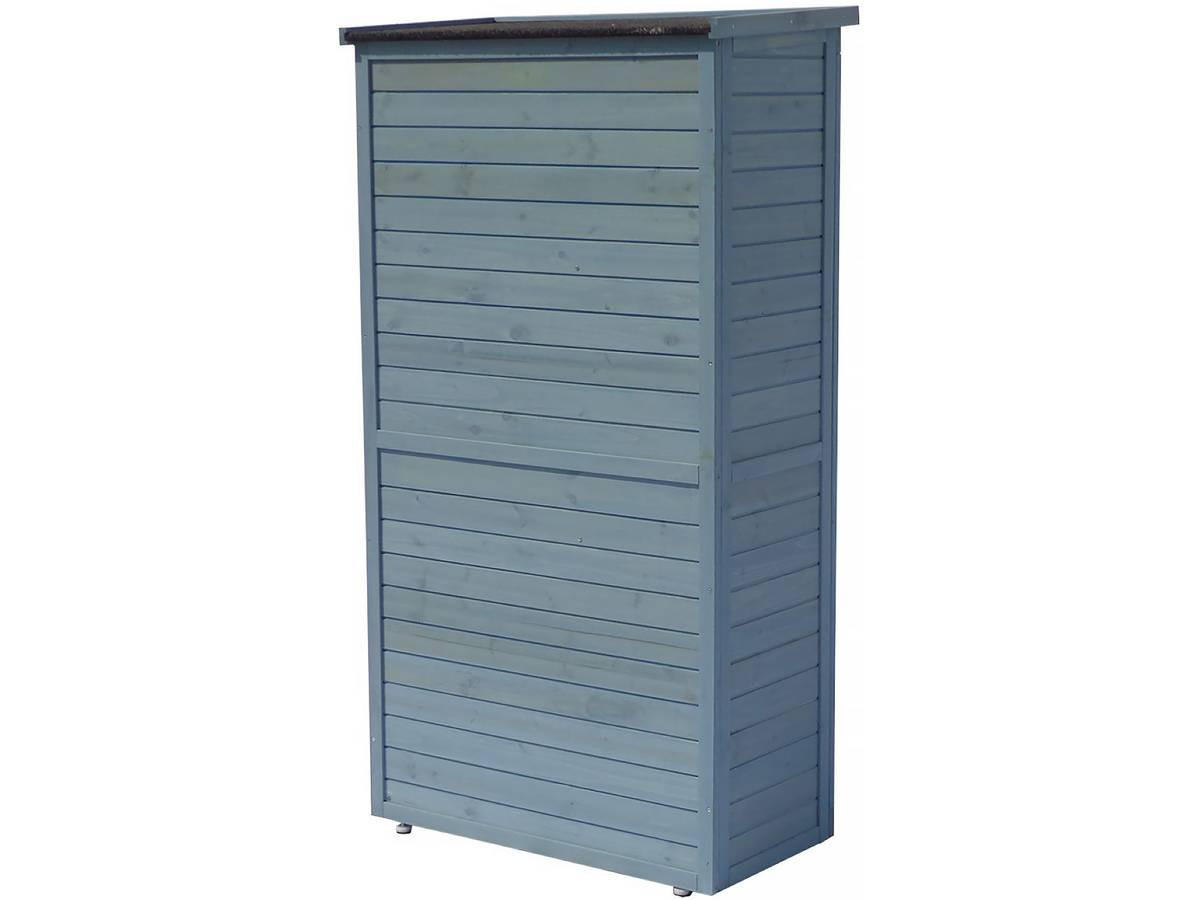 GARTENSCHRANK - GARTENTRUHE space Blau - Blau, Holz (38/148/87cm) - Habitat Garten