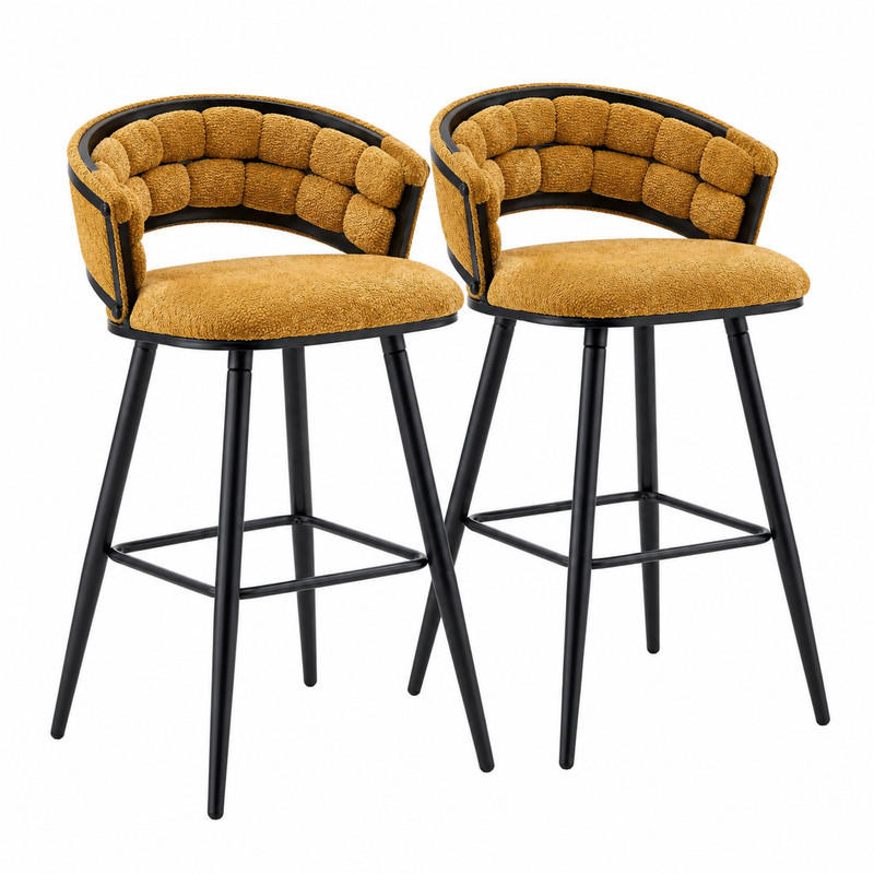 Meubliv Barhocker Gelb 50.5x98.5x56.1 cm