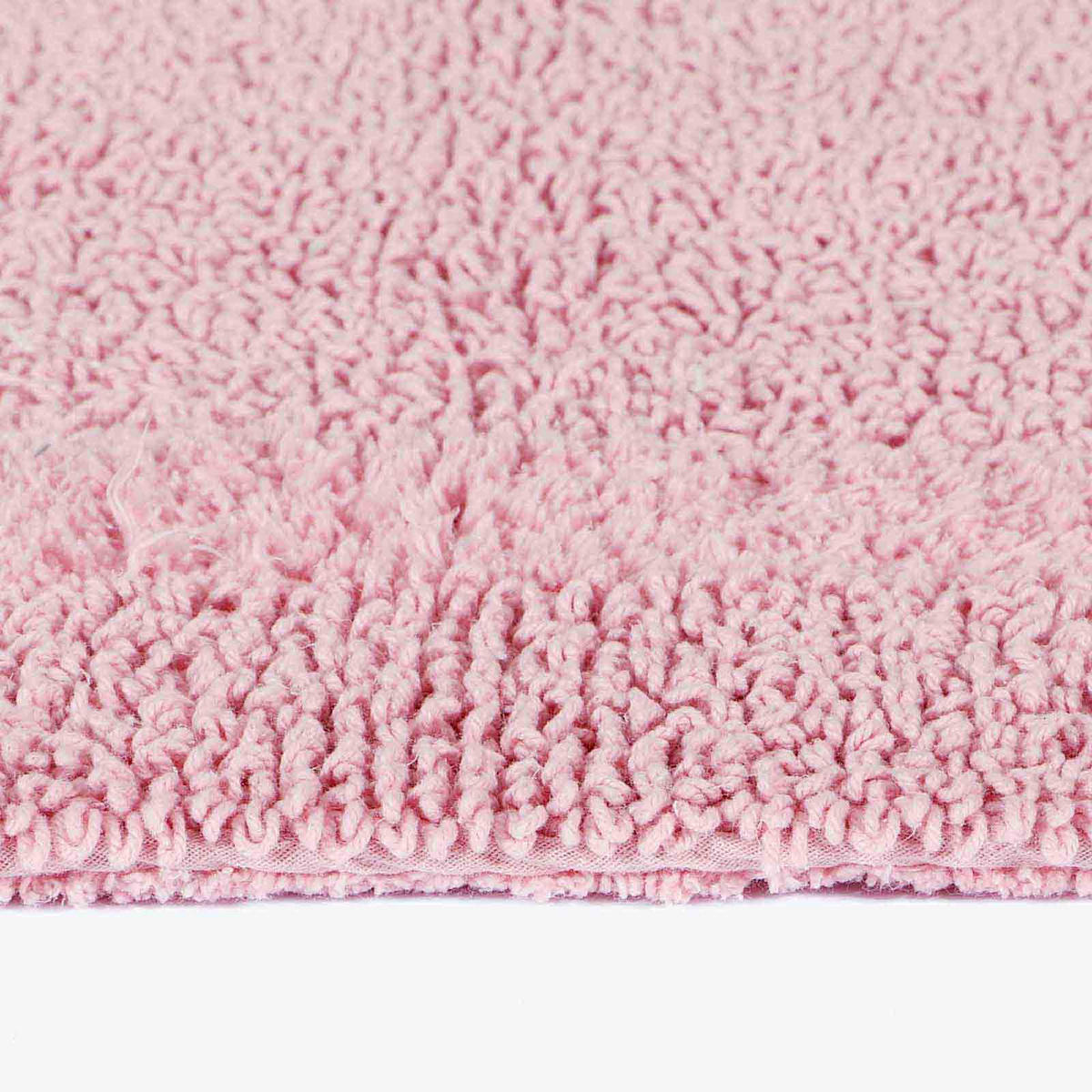 BADEMATTE 70/120 cm, 100% Baumwolle, wendbar - Rosa, Textil (70/120cm) - Homescapes