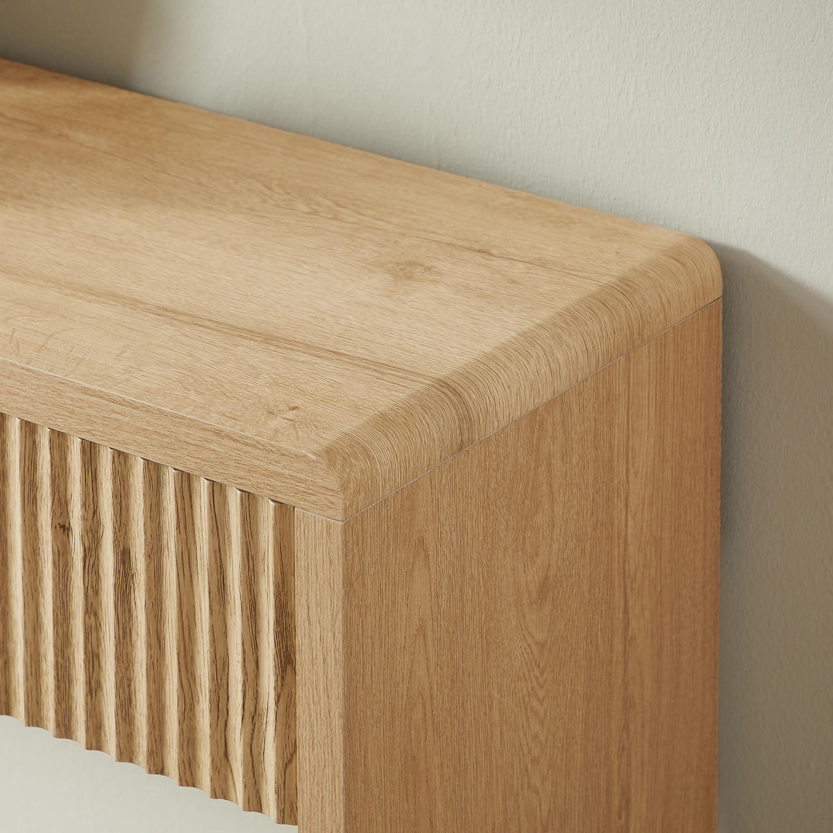 KONSOLENTISCH DE-37301 150 cm breit mit 2 Schubladen Natur - Naturfarben, Holzwerkstoff (150/35/85cm) - ComfortXL