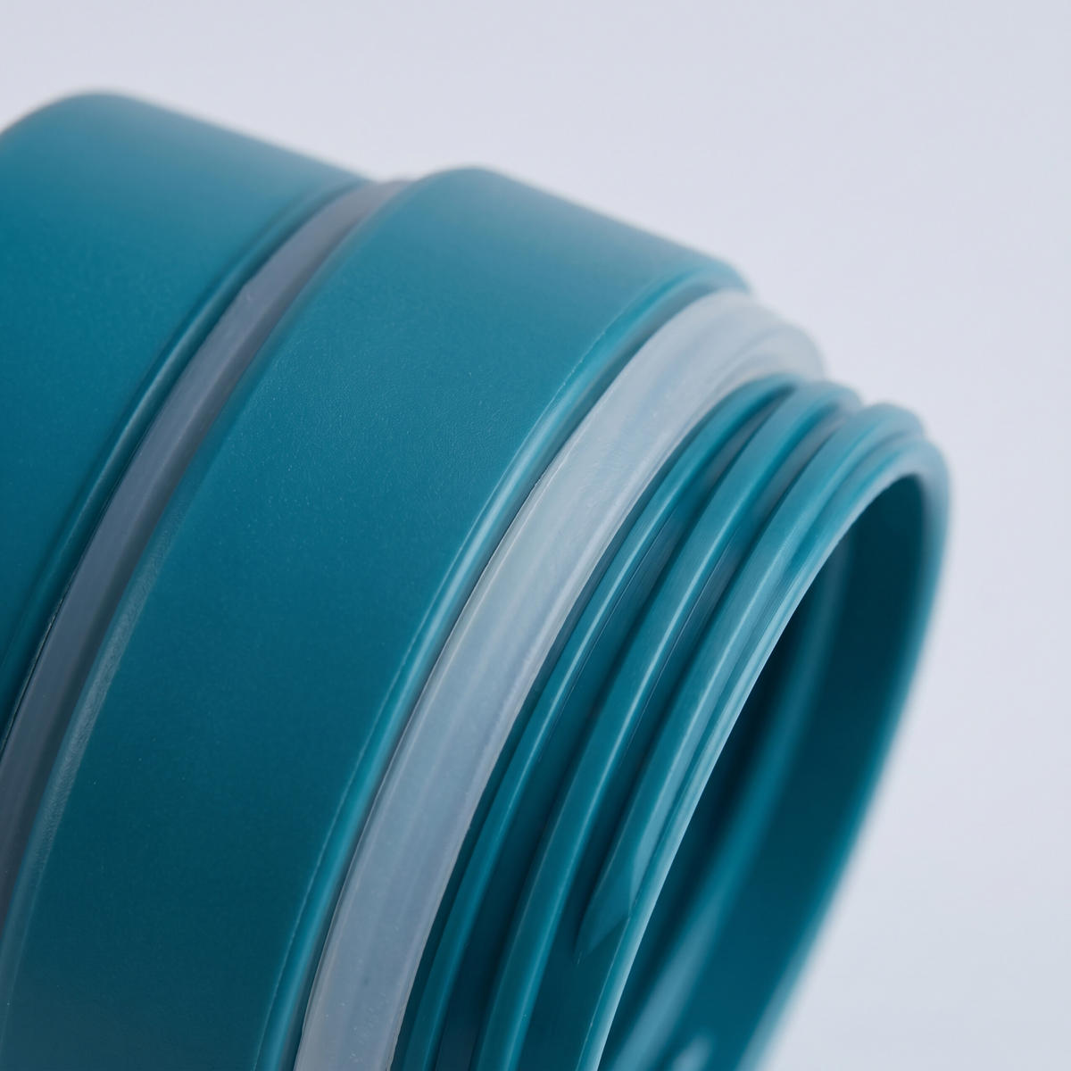 MÜSLIBECHER Blau 4er-Set auslaufsicher - Blau, Kunststoff - Relaxdays