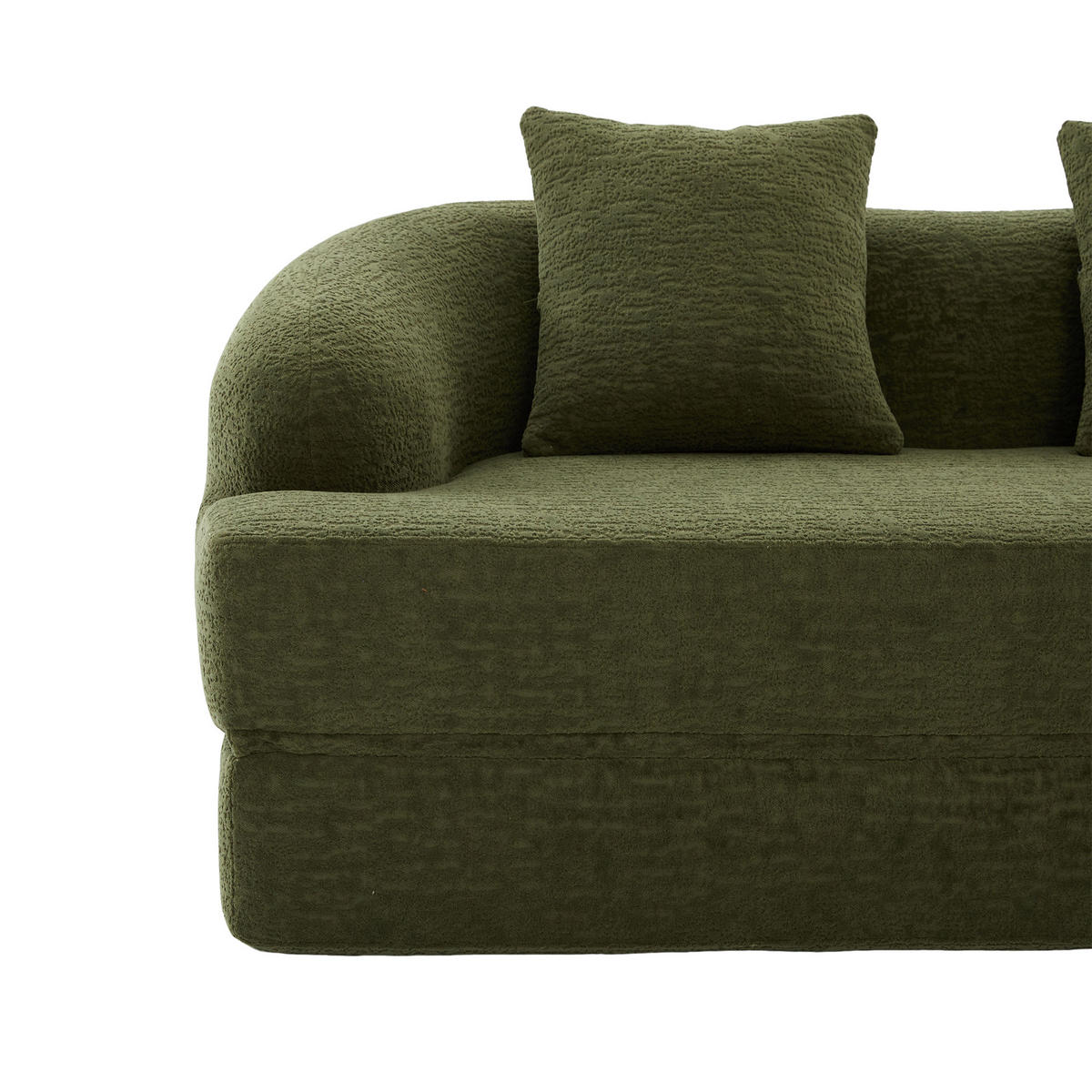SCHLAFSOFA DE-33900 2-in-1 klappbar Grün - Grün, Textil (84/65/157cm) - ComfortXL