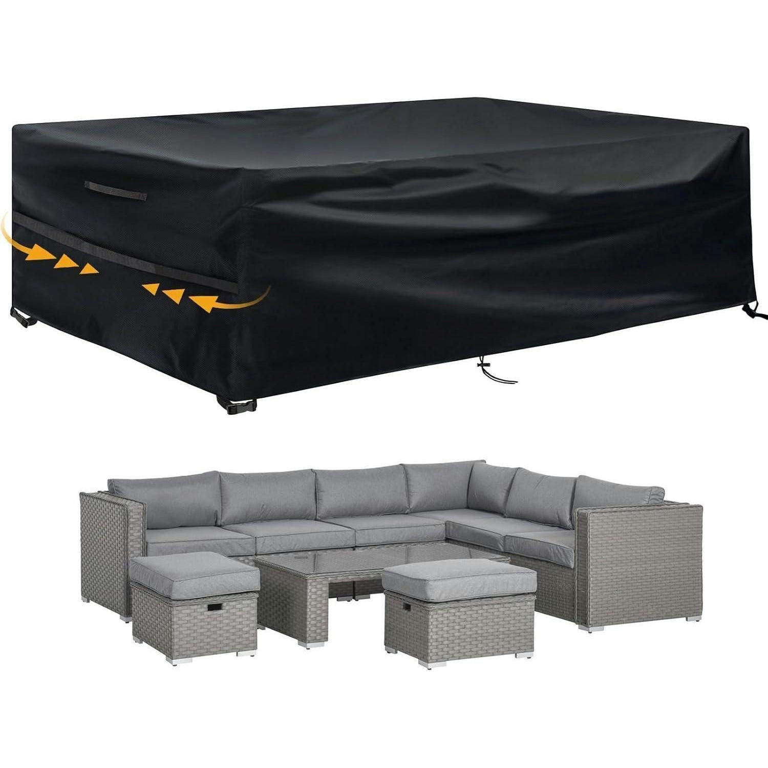 XXXLutz Abdeckhaube Schwarz 165x80x200 cm