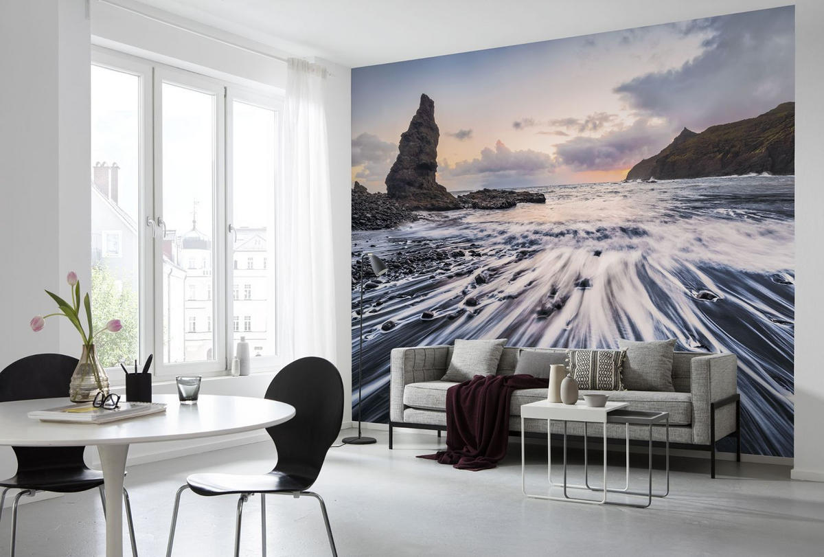 FOTOTAPETE Meer 400 x 250 cm - Grau, Papier (400/250cm) - Sanders & Sanders