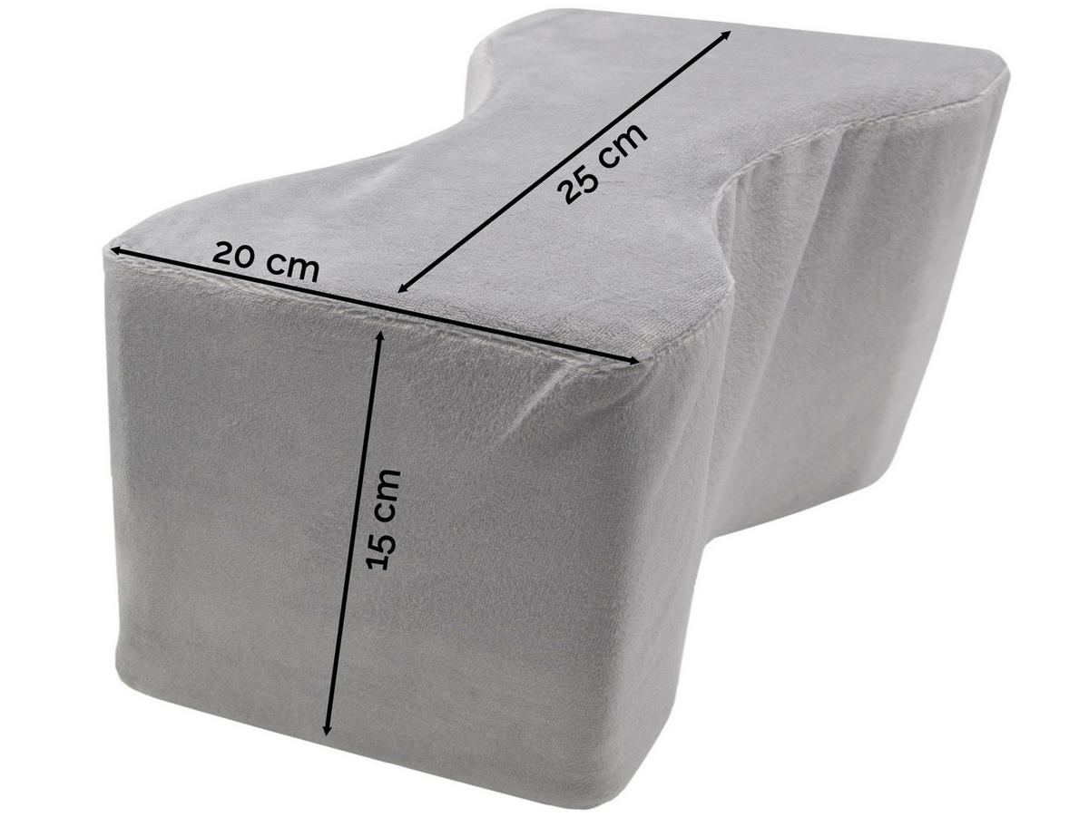 KISSEN, Bezug: 75% Baumwolle, 25% Polyester, Füllung: 100% Polyurethan-Formschaum - Weiß, Textil (15/20cm) - Zollner