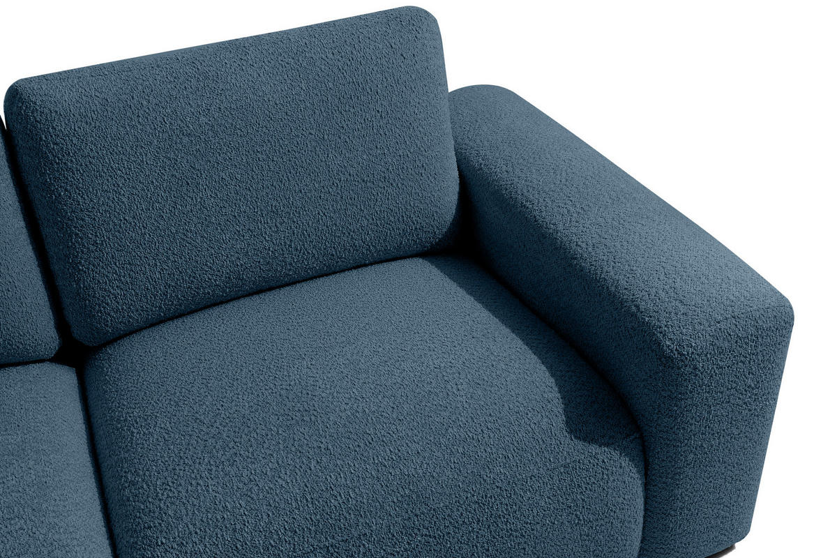 ECKSOFA LINKS ZUCCO, Dunkelblau - Dunkelblau, Holz/Holzwerkstoff (304/293cm) - KONSIMO®