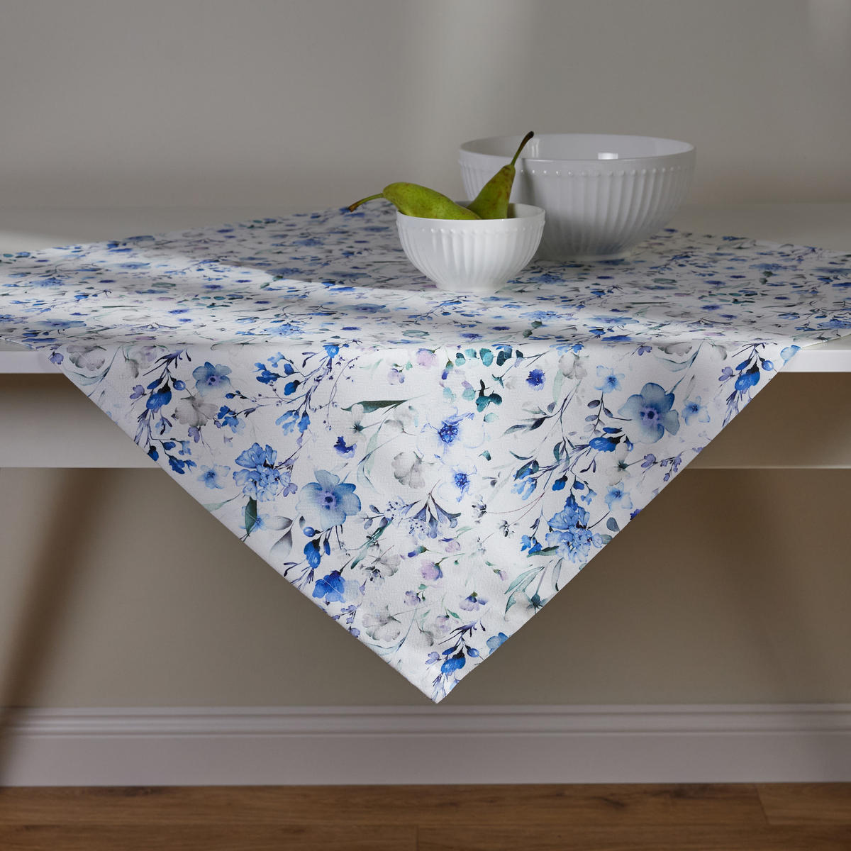 TISCHDECKE Louisano - Blau, Textil (80/80/1cm) - home&you