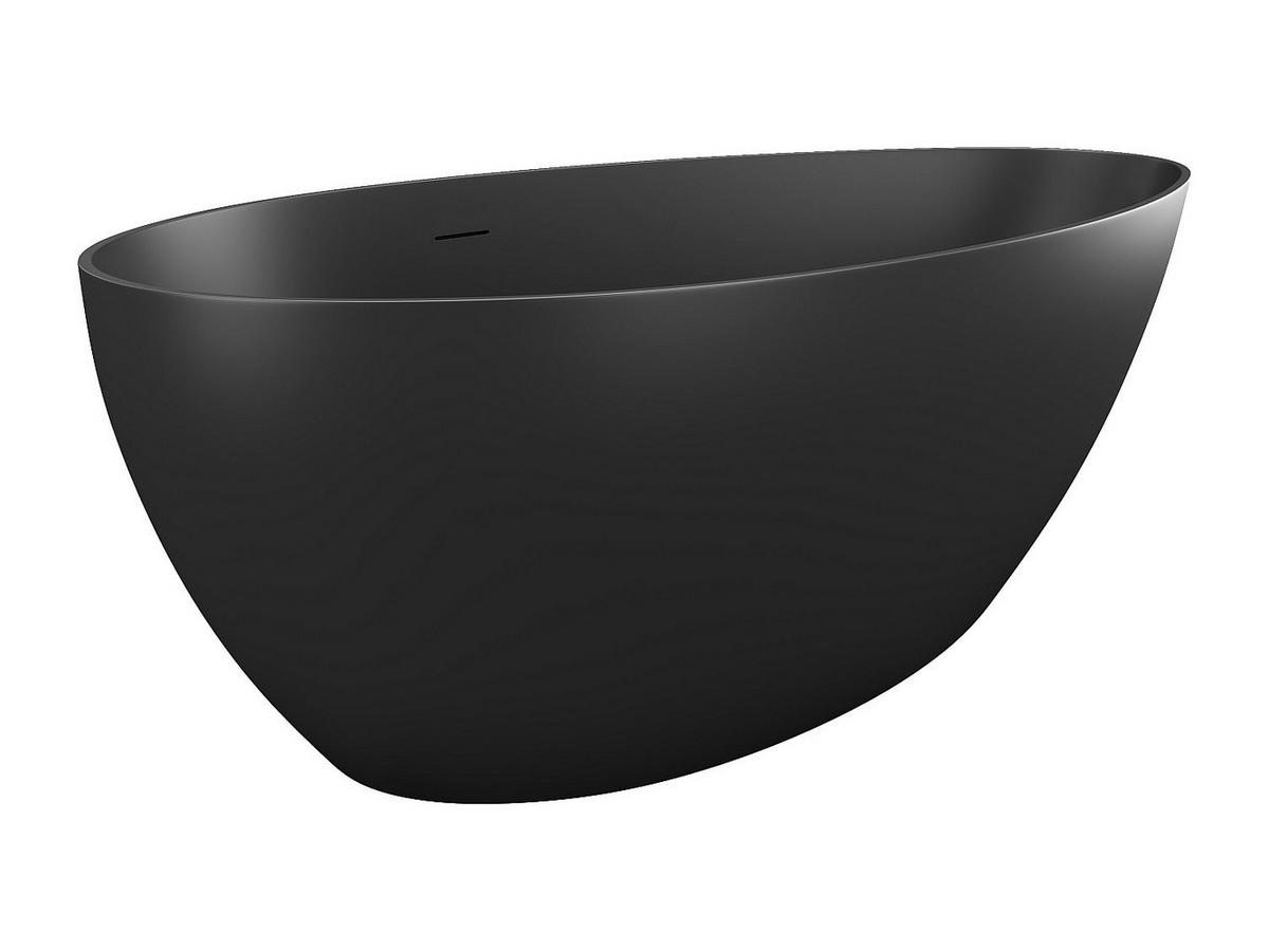 FREISTEHENDE Badewanne - 1 Person - Acryl - Schwarz - - Schwarz, Kunststoff (160/58/82cm) - Vente-Unique