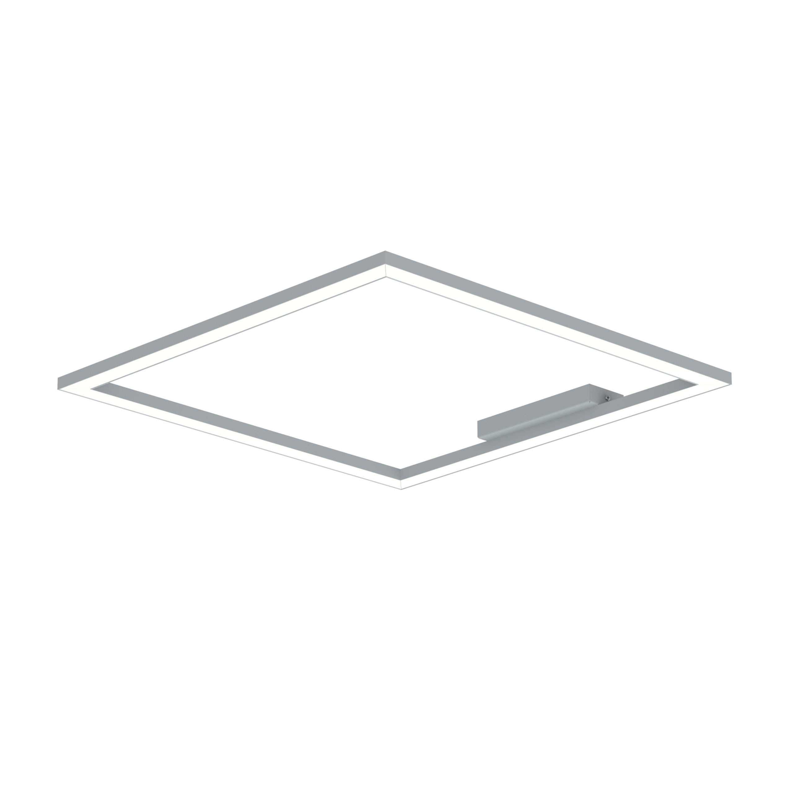 LED-DECKENLEUCHTE - Grau, Metall (60/60/100cm) - Lumicom