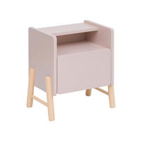 KINDERNACHTKÄSTCHEN Rosa 49/43/30 cm - Pink, Holzwerkstoff (40/49/30cm)